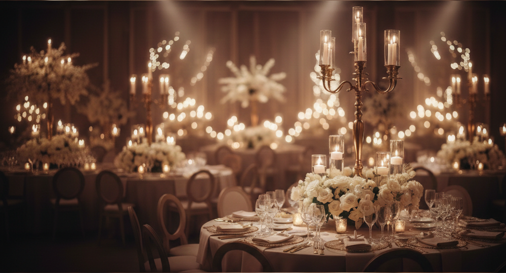 Luxury wedding celebration